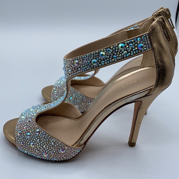 Pelle Embellished T Strap Sandals size 5 1/2 M - Picture 6 of 12